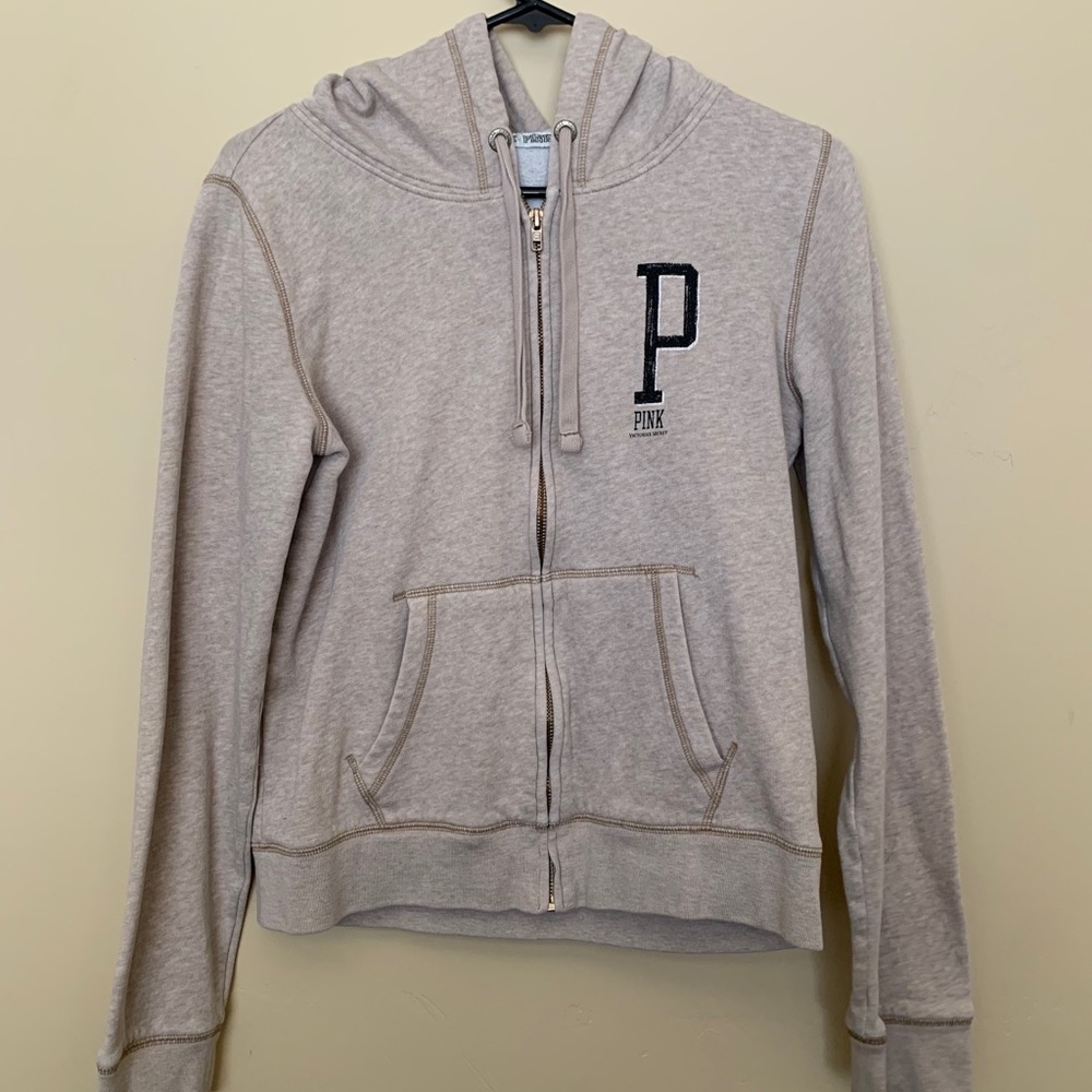 Pink zip up jacket